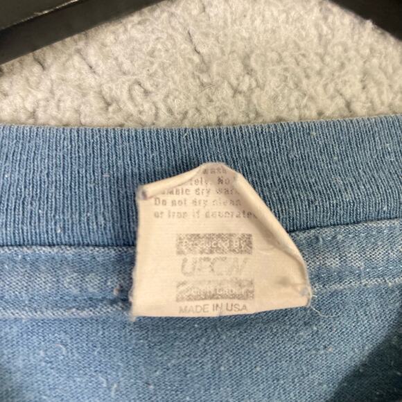 Vintage Teamsters Local 385 Union Pride T-Shirt‎ Men's M Blue Graphic Crew Neck - Picture 4 of 10